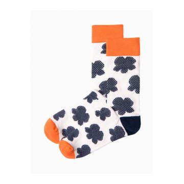 Clothing Sosete amuzante pentru bărbați Zander alb