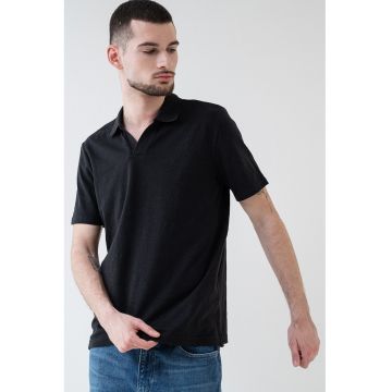 Tricou polo din amestec de bumbac de bumbac organic