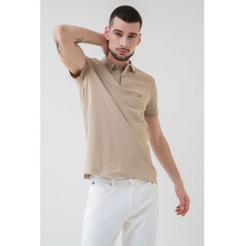 Tricou polo din amestec de bumbac organic