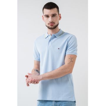 Tricou polo din amestec de bumbac organic