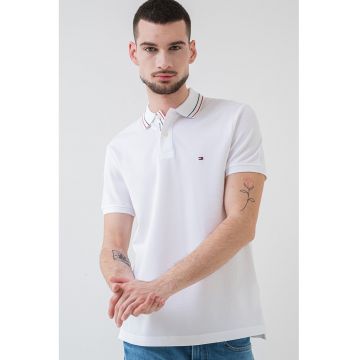Tricou polo din amestec de bumbac organic