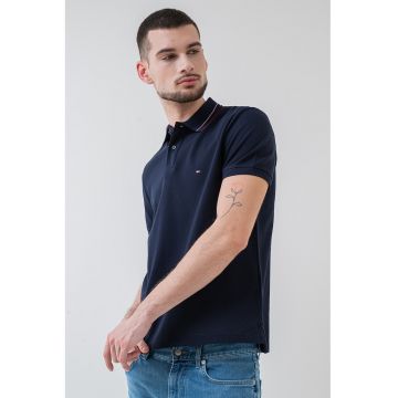 Tricou polo din amestec de bumbac organic