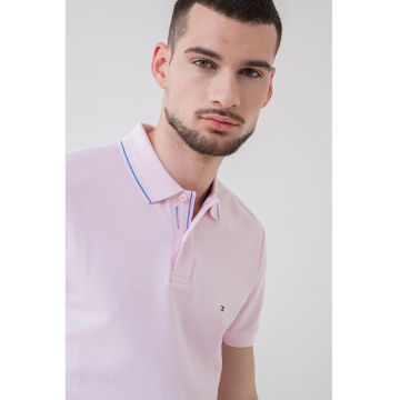 Tricou polo din amestec de bumbac organic