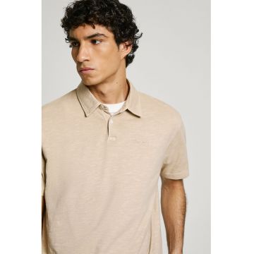 Tricou polo din bumbac pique