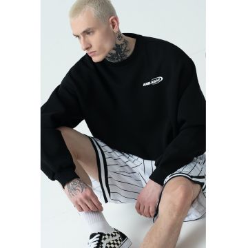 Bluza lejera de trening cu imprimeu logo