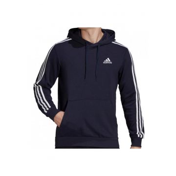 Hanorac  French Terry Essentials 3-Stripes pentru barbati - bleumarin