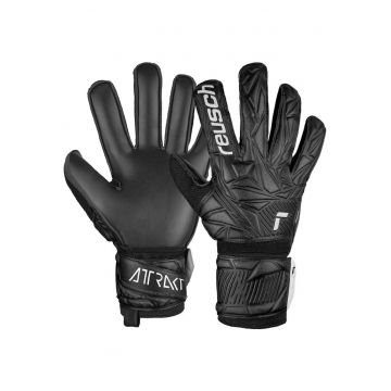Manusi portar  Attrakt Solid - alb/negru
