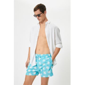 Pantaloni scurti de baie cu imprimeu