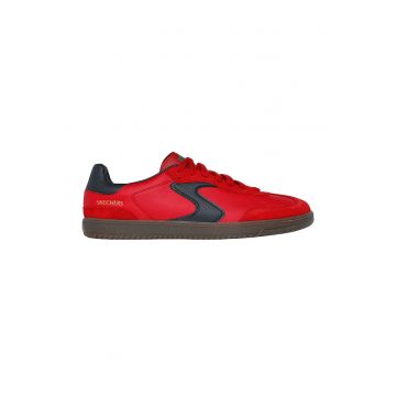 Pantofi sport din piele ecologica cu garnitura din piele intoarsa Hotshot