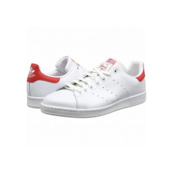 Pantofi sport  Originals Stan Smith pentru barbati - alb/rosu