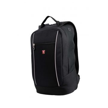 Rucsac barbati -  seria Style - 27.5 x 14 x 45 cm - negru