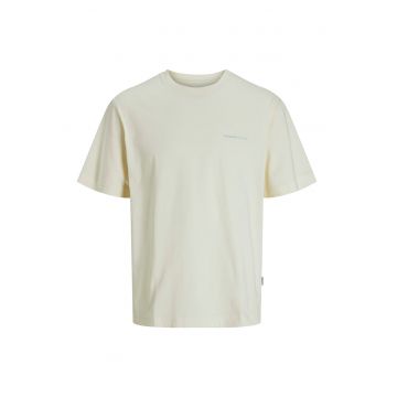 Tricou lejer cu imprimeu pe partea din spate