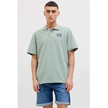 Tricou polo de bumbac cu logo
