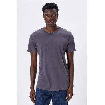 Tricou slim fit - Violet prafuit