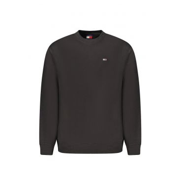 Bluza barbati - cu mini logo brodat - Regular fit -  Negru -