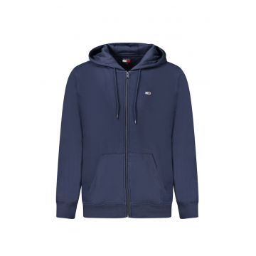 Hanorac cu fermoar barbati - cu mini logo brodat - Regular fit -