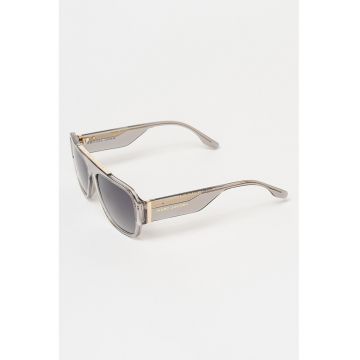 Ochelari de soare pilot cu logo - Auriu/Gri