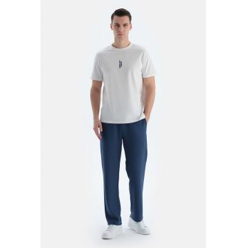 Pantaloni din amestec de modal cu snur de ajustare