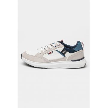Pantofi sport cu insertii din piele intoarsa Neil