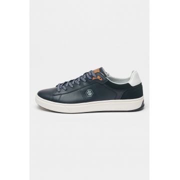 Pantofi sport de piele cu garnituri de piele intoarsa ecologica Marvin