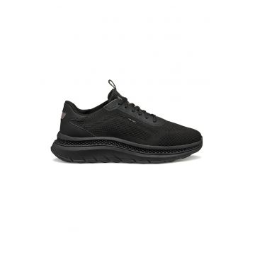 Pantofi sport din material textil cu sireturi