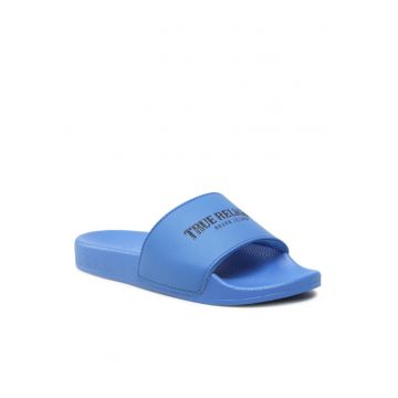 Papuci flip-flop Unisex -  Piele ecologica - Albastru
