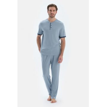 Pijama din amestec de tencel