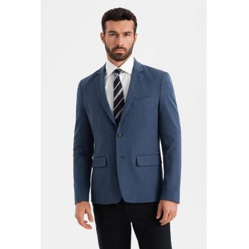 Sacou regular fit cu buzunare cu clapa
