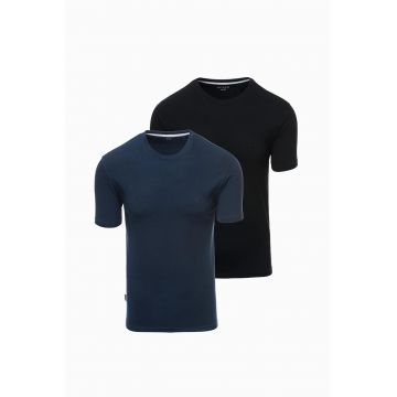Set de tricouri cu decolteu la baza gatului - 2 piese