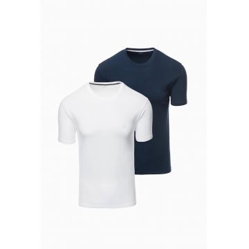 Set de tricouri cu decolteu la baza gatului - 2 piese