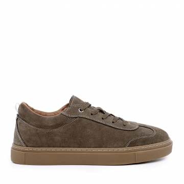 Sneakers bărbați Thezeus bej din piele întoarsă 2109BP18005VBE