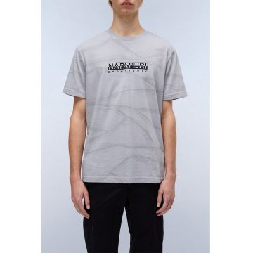 Tricou cu decolteu la baza gatului si logo
