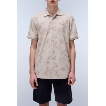 Tricou cu guler polo si imprimeu