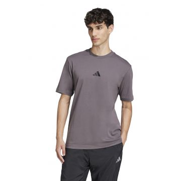 Tricou din bumbac cu broderie logo