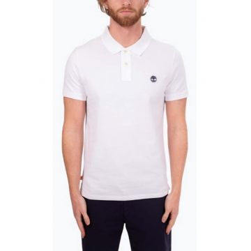Tricou polo barbati cu croiala Regular fit si logo alb