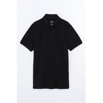 Tricou polo din bumbac pique