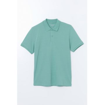 Tricou polo din bumbac pique