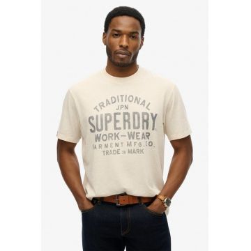 Tricou regular fit cu imprimeu text