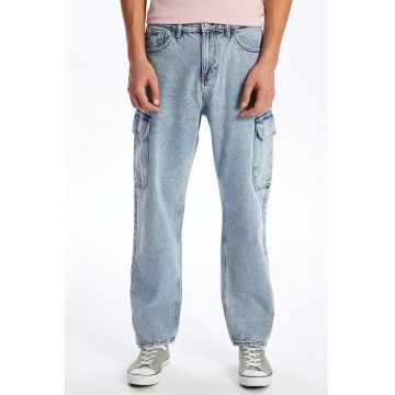 Blugi cargo regular fit