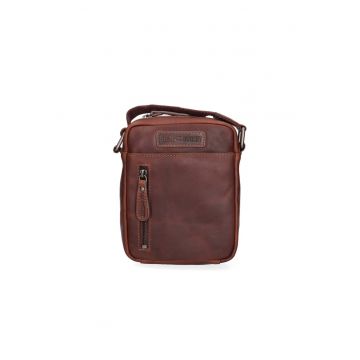 Geanta crossbody de piele cu bareta ajustabila