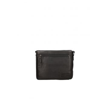 Geanta crossbody de piele cu bareta detasabila