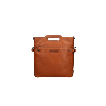 Geanta crossbody de piele cu bareta detasabila