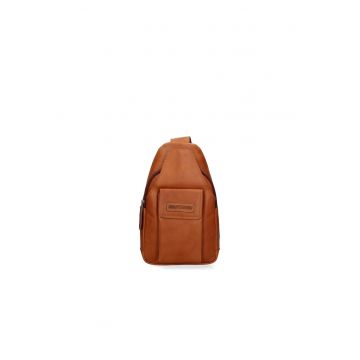 Geanta crossbody din material textil cu bareta detasabila
