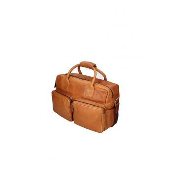 Geanta messenger de piele