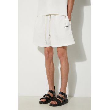 MKI MIYUKI ZOKU pantaloni scurti Seersucker Shorts barbati, culoarea bej, SEERSUCKER.SHORTS