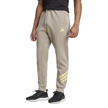 Pantaloni de trening din amestec de bumbac cu croiala conica