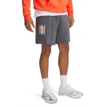 Pantaloni scurti din amestec de bumbac cu snur in talie
