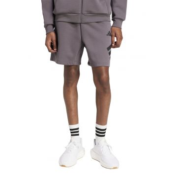 Pantaloni scurti relaxed fit din amestec de bumbac