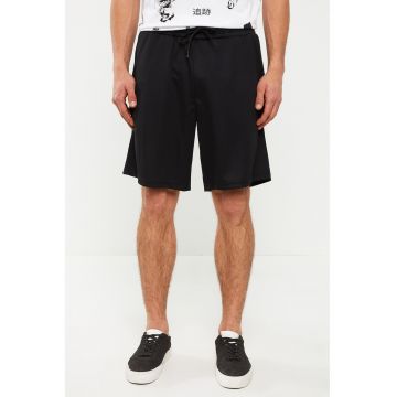 Pantaloni scurti uni cu buzunare laterale