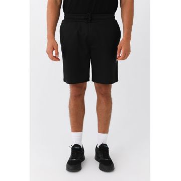 Pantaloni scurti uni cu talie elastica